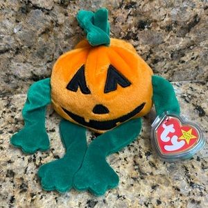 NWT pumpkin beanie baby